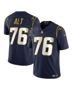 Men's Los Angeles Chargers #76 Joe Alt Navy 2024 Draft Vapor Limited Stitched Football Jersey