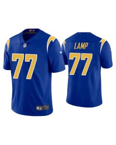 Men's Los Angeles Chargers #77 Forrest Lamp 2020 Royal Vapor Untouchable Limited Stitched Jersey