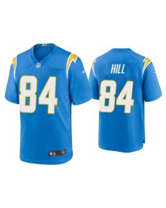 Men's Los Angeles Chargers #84 K.J. Hill 2020 Blue Stitched Jersey