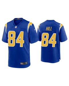 Men's Los Angeles Chargers #84 K.J. Hill 2020 Royal Stitched Jersey