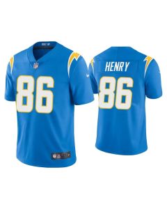Men's Los Angeles Chargers #86 Hunter Henry 2020 Blue Vapor Untouchable Limited Stitched Jersey