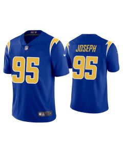 Men's Los Angeles Chargers #95 Linval Joseph 2020 Royal Vapor Untouchable Limited Stitched Jersey