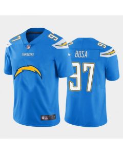 Men's Los Angeles Chargers #97 Joey Bosa Blue 2020 Team Big Logo Limited Stitched Jersey