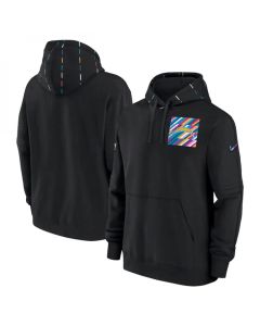 Men's Los Angeles Chargers Black 2023 Crucial Catch Club Pullover Hoodie