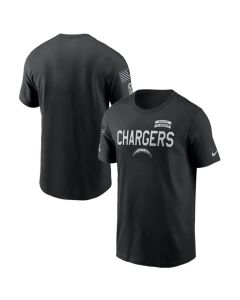 Men's Los Angeles Chargers Black 2026 Salute to Service Sideline Dri-FIT T-Shirt