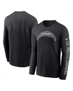 Men's Los Angeles Chargers Black Long Sleeve T-Shirt