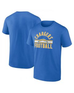 Men's Los Angeles Chargers Blue Arch Stripe T-Shirt