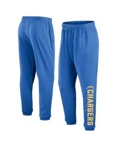 Men's Los Angeles Chargers Blue Chop Block Fleece Sweatpants