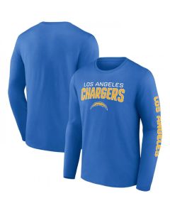 Men's Los Angeles Chargers Blue Go the Distance Long Sleeve T-Shirt