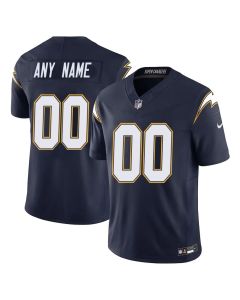 Men's Los Angeles Chargers Custom Black Alternate Charger Power Vapor F.U.S.E. Limited Jersey