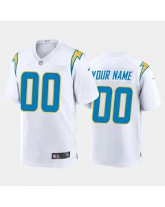 Men's Los Angeles Chargers Customized 2020 New White Stitched Jersey