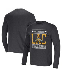 Men's Los Angeles Chargers Heathered Charcoal x Darius Rucker Collection Long Sleeve T-Shirt
