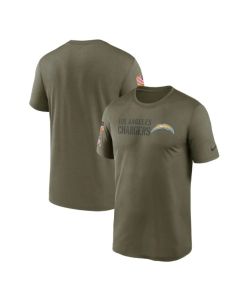 Men's Los Angeles Chargers Olive 2022 Salute to Service Legend Team T-Shirt