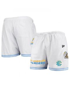 Men's Los Angeles Chargers Pro White/Blue Shorts