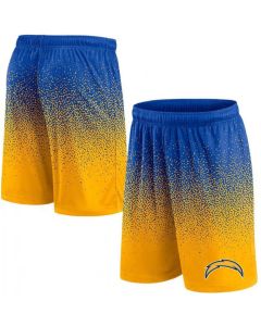 Men's Los Angeles Chargers Royal/Yellow Ombre Shorts