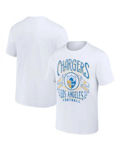 Men's Los Angeles Chargers White x Darius Rucker Collection Vintage Football T-Shirt