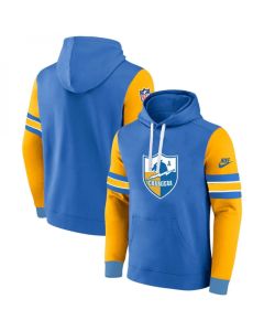 Men's Los Angeles Chargers Yellow/Blue Pullover Hoodie