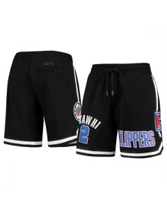Men's Los Angeles Clippers #2 Kawhi Leonard Black Shorts