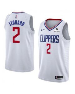 Men's Los Angeles Clippers #2 Kawhi Leonard White Stitched NBA Jersey (White)
