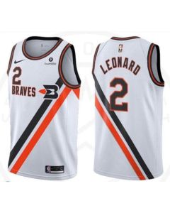 Men's Los Angeles Clippers #2 Kawhi Leonard White Stitched NBA Jersey