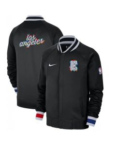 Men's Los Angeles Clippers Black 2022/23 City Edition Full-Zip Jacket