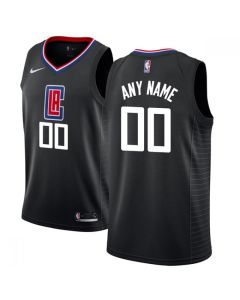 Men's Los Angeles Clippers Black Customized Stitched NBA Jersey
