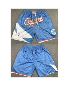 Men's Los Angeles Clippers Blue Shorts (Run Small)
