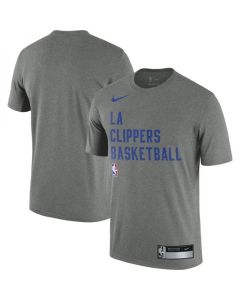 Men's Los Angeles Clippers Heather Gray 2023/24 Sideline Legend Performance Practice T-Shirt