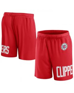 Men's Los Angeles Clippers Red Free Throw Mesh Shorts