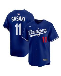 Men's Los Angeles Dodgers #11 Roki Sasaki Royal Cool Base Jersey (Royal)