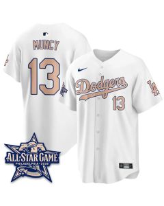 Men's Los Angeles Dodgers #13 Max Muncy White 2026 MLB All-Star Jersey (White)