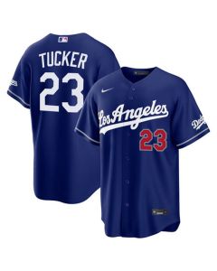 Men's Los Angeles Dodgers #23 Kyle Tucker Royal Alternate Stadium Jersey (Royal)