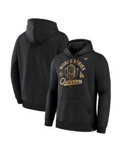 Men's Los Angeles Dodgers Black 2025 World Series Champions Locker Room Parade Hoodie (Black)