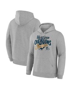 Men's Los Angeles Dodgers Grey 2025 World Series Champions Locker Room Hoodie (Grey)