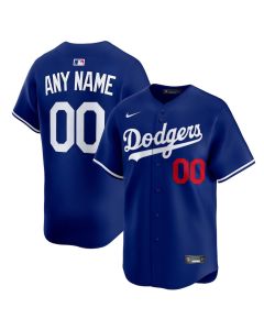 Men's Los Angeles Dodgers Royal Cool Base Custom Jersey (Royal)