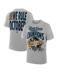Men's Los Angeles Dodgers Steel 2025 World Series Champions Locker Room Authentic T-Shirt (2025)