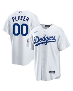 Men's Los Angeles Dodgers White 2025 MLB All-Star Game Home Custom Replica Jersey (White)