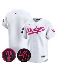 Men's Los Angeles Dodgers White 2026 Mother's Day Vapor Premier Limited Stitched Baseball Jersey (White)