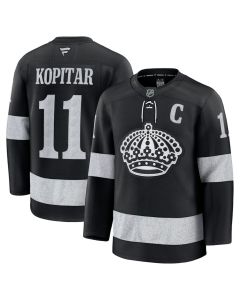 Men's Los Angeles Kings #11 Anze Kopitar Black Alternate Premium Jersey