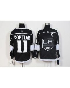 Men's Los Angeles Kings #11 Anze Kopitar Black Stitched NHL Jersey