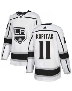 Men's Los Angeles Kings #11 Anze Kopitar White Stitched NHL Jersey