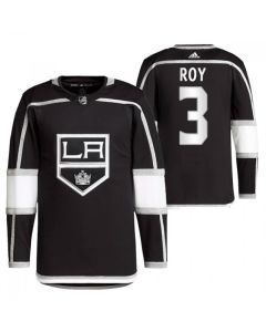 Men's Los Angeles Kings #3 Matt Roy Black Stitched Jersey