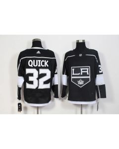 Men's Los Angeles Kings #32 Jonathan Quick Black Stitched NHL Jersey