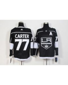 Men's Los Angeles Kings #77 Jeff Carter Black Stitched NHL Jersey