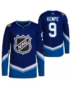 Men's Los Angeles Kings #9 Adrian Kempe 2022 All-Star Blue Stitched Jersey