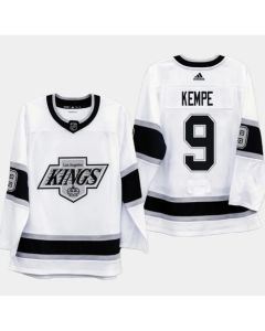 Men's Los Angeles Kings #9 Adrian Kempe White Stitched NHL Jersey