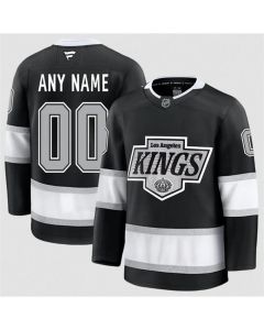 Men's Los Angeles Kings Active Player Custom Black 2024-25 Home Stitched Hockey Jersey (Black)