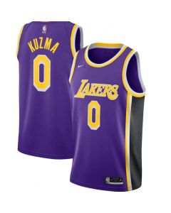 Men's Los Angeles Lakers #0 Kyle Kuzma 2020 Statement Edition Purple Swingman Stitched Jersey