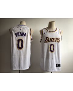 Men's Los Angeles Lakers #0 Kyle Kuzma New White Wish Stitched NBA Jersey