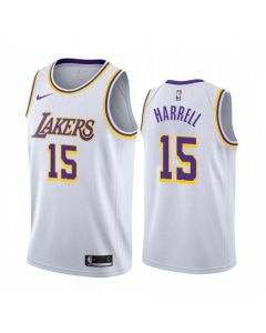 Men's Los Angeles Lakers #15 Montrezl Harrell White Stitched Jersey